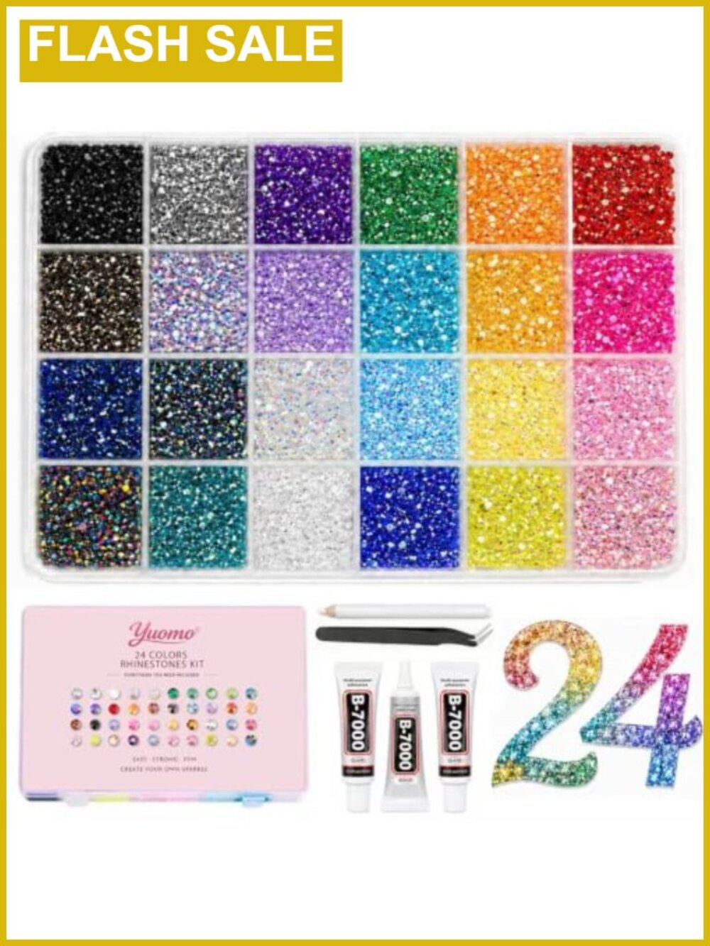 Jelly Rhinestones Bedazzling Kit 32000pcs Resin Craft Supplies